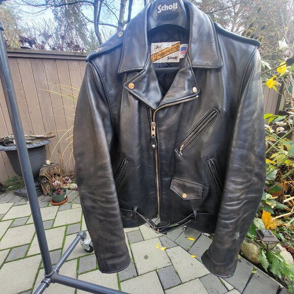 Vintage Schott Perfecto Leather Jacket size 40 - Picture 10 of 16